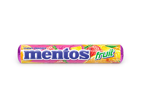 Mentos 11P Candy Roll Fruit