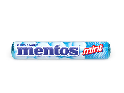 Mentos 11P Candy Roll Mint