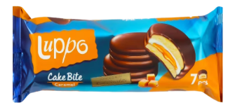 Luppo cake bite caramel